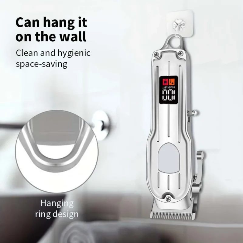 Professional Hair Clipper and Trimmer Set Men Electric Razor Shavers Beard Trimmer Rechargeable Barber Clippers Haircut Kit