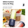 S5d6ab4a591c94d6392e5383af6e045b3B.webp 6 Blades Electric Juicer Cup 2 Cups For Travel Portable Juicer Mixer Usb Charge Fresh Fruit Juice Personal Blender Smoothie