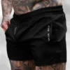 NEW Sports Trendy Quick-drying Three-point Pants Elastic Thin Running shorts Track And Field Training Pants Fitness Beach Shorts