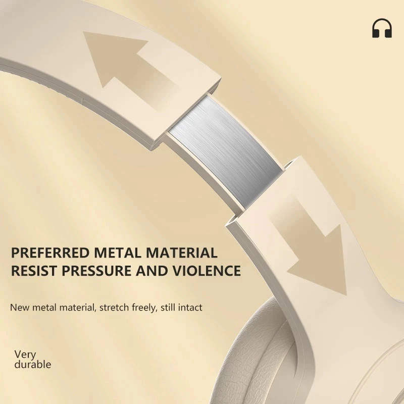 Wireless Bluetooth Earphone Stereo Hifi Headset Super Long Battery Life Game Earbuds Over-ear Wireless Headphones Blutooth