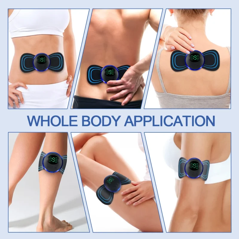 S6e880e3f425143dc87c30ae6e174c8b0p.webp Electric Neck Massager EMS Muscle Massage Stimulator Low Frequency Instrument Back Cervical Calf Patches Pain Joints Mini Device