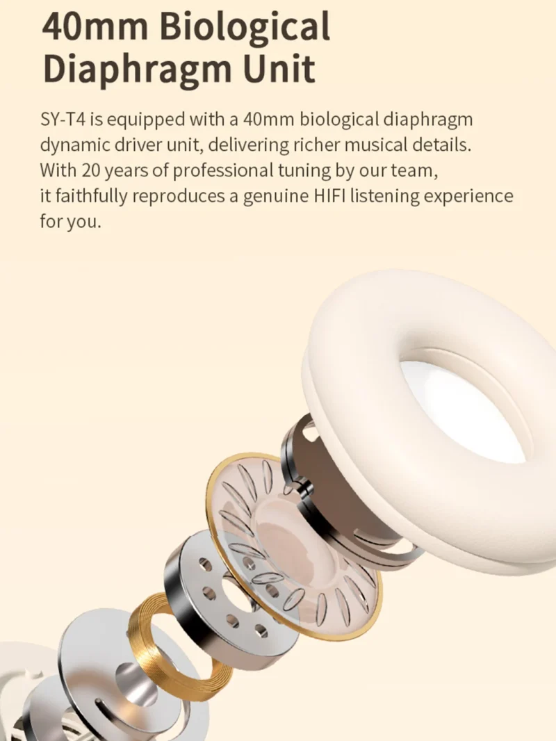 Over-ear Bluetooth headphones, high-quality wireless calls, long-life sports, gaming and music listening Bluetooth headphones