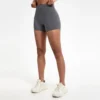 S729a665ee7b4452ea5219cdf1598bfe9W.webp Hearuisavy Running Sports Shorts Women Buttock Lift Gym Leggings Women Cycling Slim Fit Workout Shorts High Waist Yoga Shorts