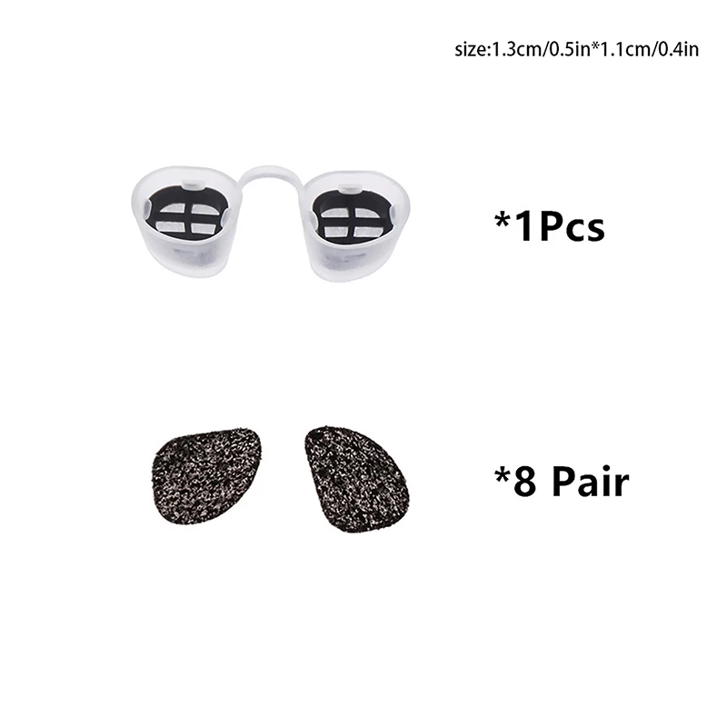 Comfortable Nose Invisible Nasal Filters Anti Air Pollution Pollen Allergy Mask Removable Nose Dust Filter