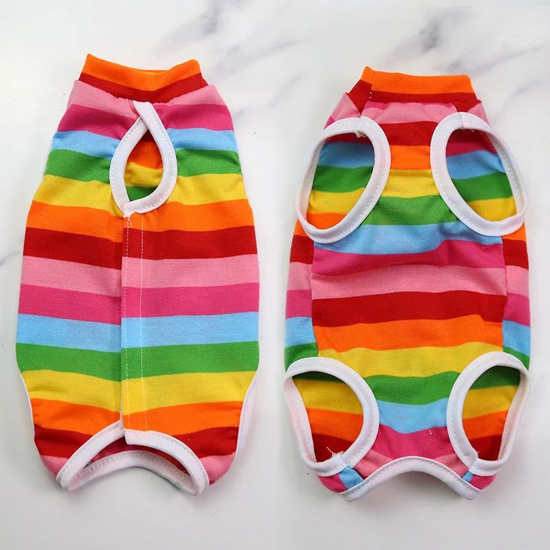 Cat Anti-licking Sterilization Clothes Pet Surgery Suit for Small Dog Cat Weaning Breathable Puppy Anti-scratch Body Strap Vest