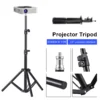 Universal Projector Tripod Stand Stretchable Projector Bracket Aluminum Alloy Portable Holder Adjustable Height for LCD Project