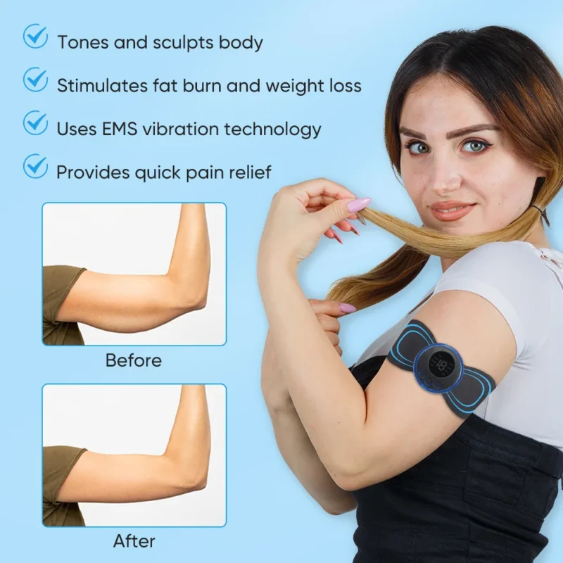 S81a983e90cd14fb192361fe4e8475f0fN.webp Electric Neck Massager EMS Muscle Massage Stimulator Low Frequency Instrument Back Cervical Calf Patches Pain Joints Mini Device