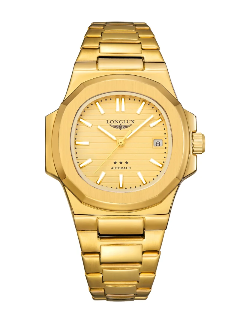 S831716925e0f4c89b62b2b16f994b308w.webp LONGLUX automatic watch business luxury mechanical wristwatches wholesale steel date waterproof mens watch men gift