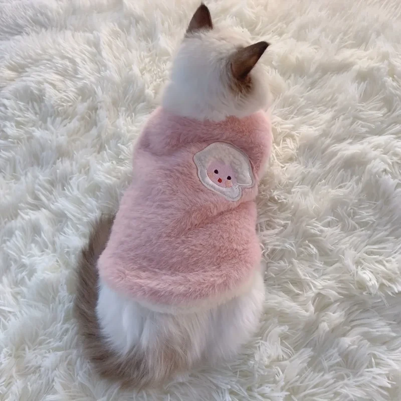 S8712935b56e4451780063b5033ebdb5ch.webp Cats Accessories Pets Warm Kittens Clothes for Winter Kitten Small Kitten Stuff Apparels Cooling Clothing Dog´s Sweater Vests