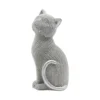 Cat Statue Resin Collectible Art Crafts Creative Animal Sculpture Tabletop Ornament for Cabinet Shelf Entrance Bookshelf Bedroom