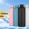 Thermos Bottle Stainless Steel Thermal Water Bottle Cup Thermal Coffee Mug Insulated Vacuum Tumbler Rubber Paint Sports Kettle