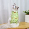 Cat Weaning Sterilization Suit Small Dog Cats Jumpsuit Anti-lick Recovery Clothing After Surgery Cute Print Pet Care Clothes