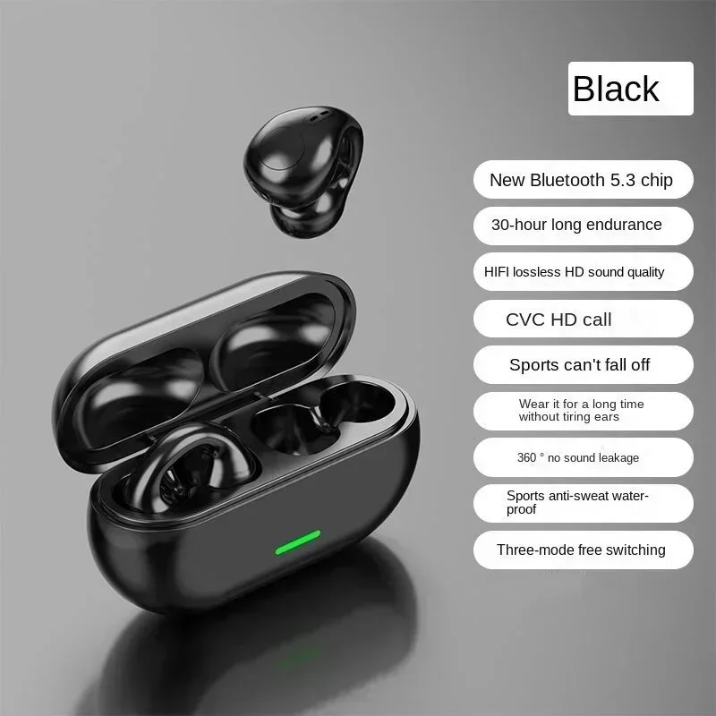 S978978f0f2934daca8cf88bc94924d1bZ.webp New Original T75 Bone Conduction Wireless Bluetooth 5.3 Headphones Sports Earphones HiFi Sound Quality Waterproof TWS Headset