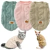 Sa0f4454e75a345fc89b0d50f3d007ccbR.webp Soft Cozy Cat Clothes Winter Warm Fleece Costume Autumn Sphynx Vest Sweater for Small Dog Pullover Kitten Pet Jacket Coat Outfit