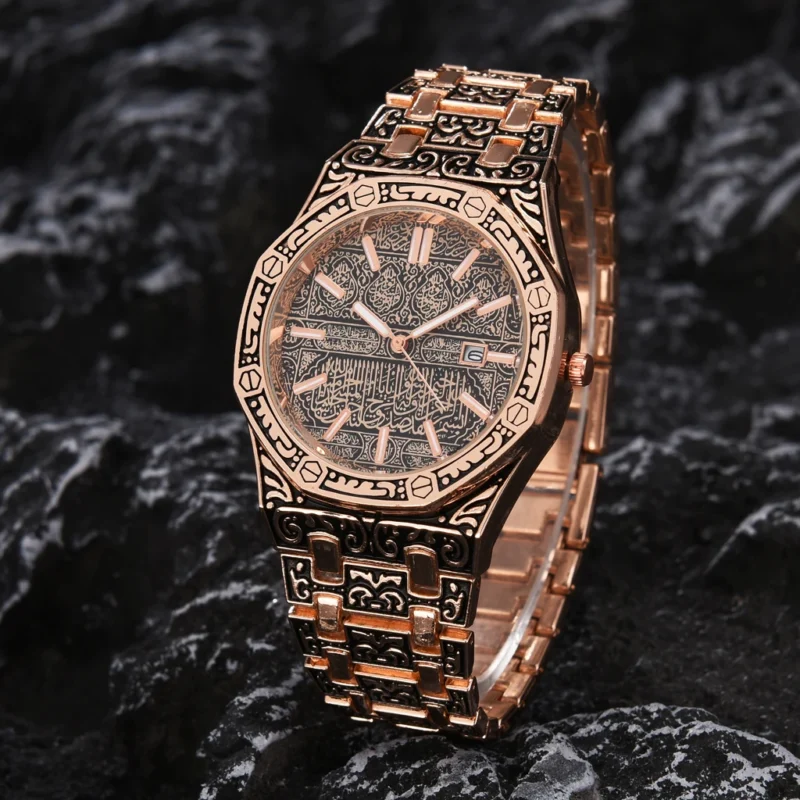 Sa2a0dfb31a0c4c3dbb4ba68b2e2c6b94t.webp New Hot Watches Fashion Men Stainless Steel Watch Luxury Calendar Quartz Wristwatch Business Watches Man Clock Relogio Masculino