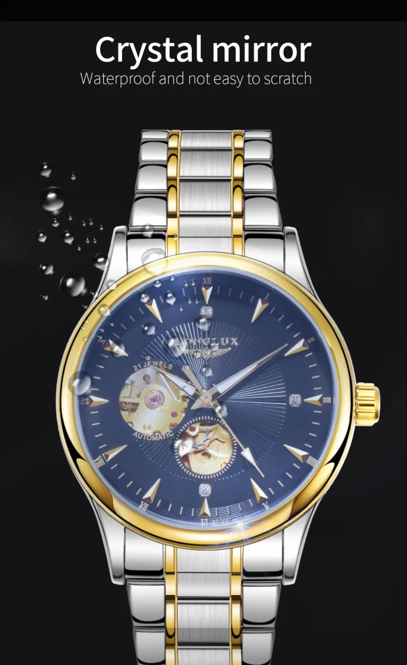 Sac5fd6a01ddf4ca18050de12088aad4aU.webp LONGLUX Men automatic mechanical watch elegant luxury watches waterproof skeleton business wholesale stainless steel gift watch