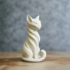 A cat sculpture with elegant creative space, European elegant home art, creating space, European creative figurines