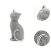 Cat Statue Resin Collectible Art Crafts Creative Animal Sculpture Tabletop Ornament for Cabinet Shelf Entrance Bookshelf Bedroom