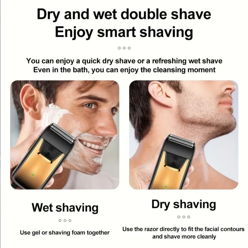 Professional Hair Clipper and Trimmer Set Men Electric Razor Shavers Beard Trimmer Rechargeable Barber Clippers Haircut Kit