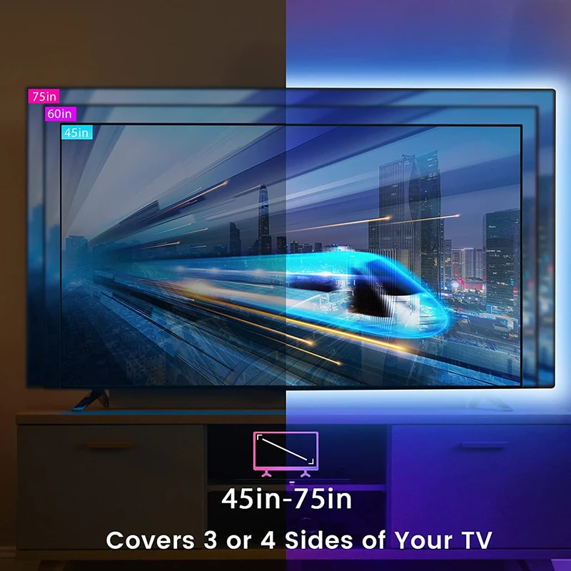 Sba831d6e84a44ebf97cb3c043985f846p.webp WIFI Led Lights for Room Music Sync RGB Led Strip Lights 10m 20m 30m Flexible Ribbon for Room Bedroom Gaming Decor TV Backlights