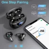 Sbd33edc1d7284114972fa48d5c096b2aJ.webp Wireless Headphones,Bluetooth 5.3 Stereo Earphones in Ear with 4 ENC Mic Clear Calls,Noise Cancelling Ear Buds,48H battery life.