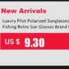 Men's Polarized Fishing Sunglasses With Glasses Chain For Men Women Driving Hiking Sun Glasses Fishing  UV400 Eyewear
