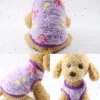 Cartoon Fleece Pet Cat Clothes Winter Warm Pet Dog Vest Puppy Cat Sweater Dog Clothes For Small Dogs Cats Coat Jacket Pet Outfit