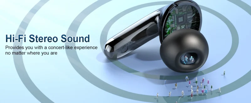 Sc4c3af96f22c4f50a6f2ef59d8baf605M.webp Wireless Headphones,Bluetooth 5.3 Stereo Earphones in Ear with 4 ENC Mic Clear Calls,Noise Cancelling Ear Buds,48H battery life.