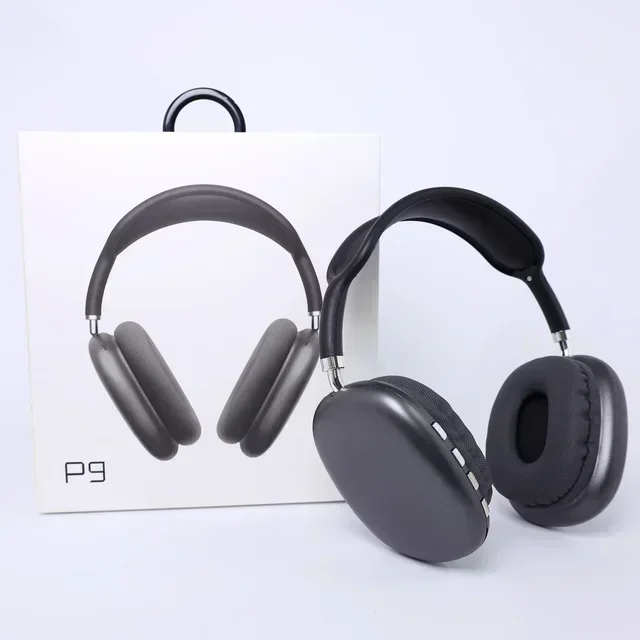 Sc76db6451193475e9e2fcfd4ad98d0dce.webp P9 Pro Max Head Mounted Bluetooth Earphones Noise Cancelling Wireless Stereo Sound Earphone Sports Gaming Bluetooth Headphones