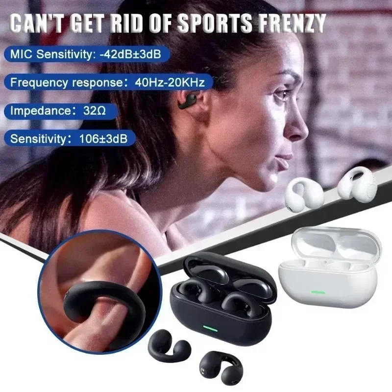 Sc9d40d57db174839a9f40d9d7b23f0c7m.webp New Original T75 Bone Conduction Wireless Bluetooth 5.3 Headphones Sports Earphones HiFi Sound Quality Waterproof TWS Headset