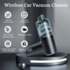 Portable Wireless Car Vacuum Cleaner Wireless Vacuum Cleaner Dual Use for Home and Car 120W High Power Powerful Vacuum Cleaner