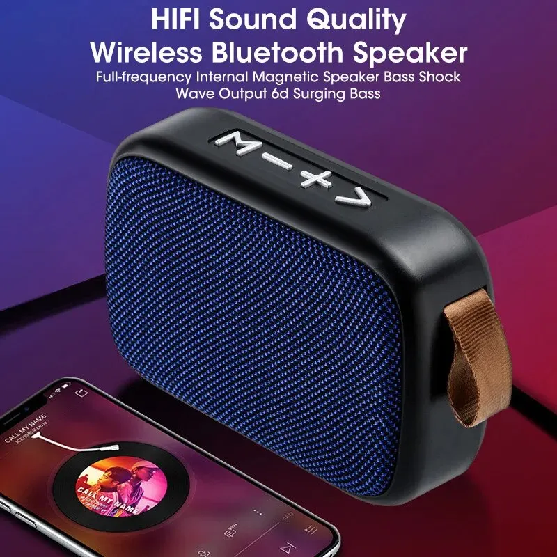 Sd7be1610e8b54703bcf352b2b70268abE.webp New Wireless Speaker Outdoor Portable Subwoofer Mini Speaker Home Cloth Card Speaker