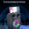 500mAh Bluetooth speaker Sound box high power bluetooth speakers TF Udisk karaoke handheld sound subwoofers for dancing