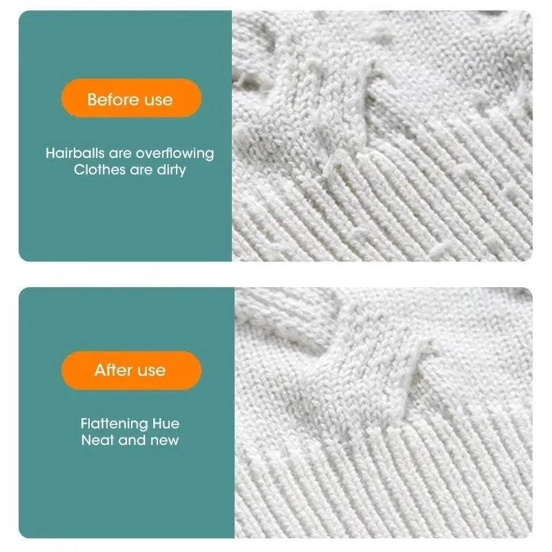 Hair Ball Trimmer Fabric Shaver Lint Remover Upgraded 6 Blade Design Fuzz Shaver Rechargeable for Travel Home Type C Charging