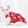 Cartoon Fleece Pet Cat Clothes Winter Warm Pet Dog Vest Puppy Cat Sweater Dog Clothes For Small Dogs Cats Coat Jacket Pet Outfit