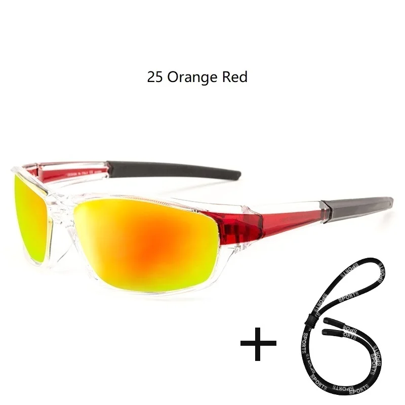 Men's Polarized Fishing Sunglasses With Glasses Chain For Men Women Driving Hiking Sun Glasses Fishing  UV400 Eyewear