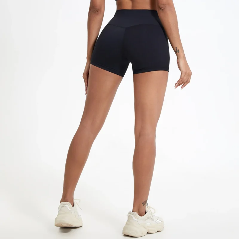 Se5ada81508ea41a9bfcd9f4d883ce749O.webp Hearuisavy Running Sports Shorts Women Buttock Lift Gym Leggings Women Cycling Slim Fit Workout Shorts High Waist Yoga Shorts