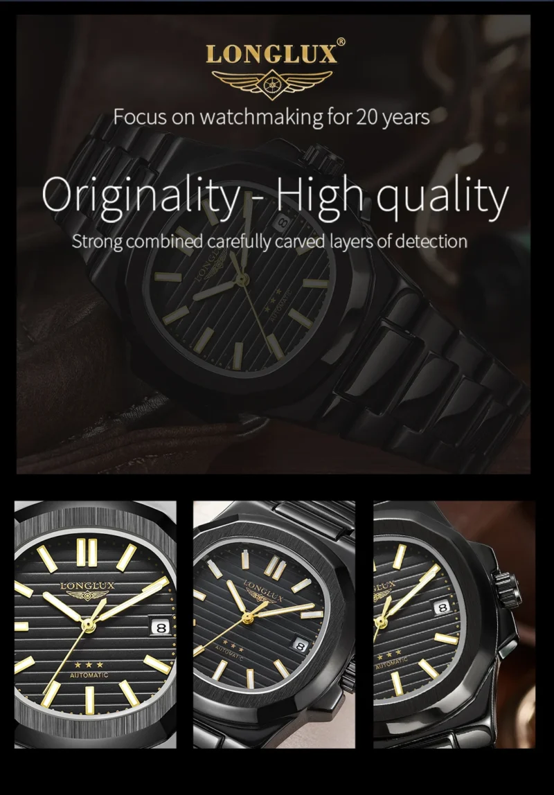 Se850a60167604752950e050d75eba89aH.webp LONGLUX automatic watch business luxury mechanical wristwatches wholesale steel date waterproof mens watch men gift
