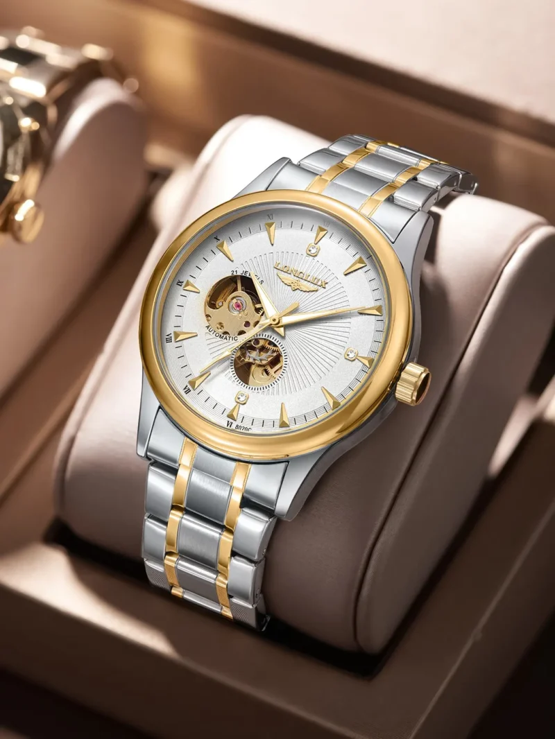 Sebc96073659045d2bfd606d20fe25d51n.webp LONGLUX Men automatic mechanical watch elegant luxury watches waterproof skeleton business wholesale stainless steel gift watch