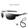 Men's Polarized Fishing Sunglasses With Glasses Chain For Men Women Driving Hiking Sun Glasses Fishing  UV400 Eyewear