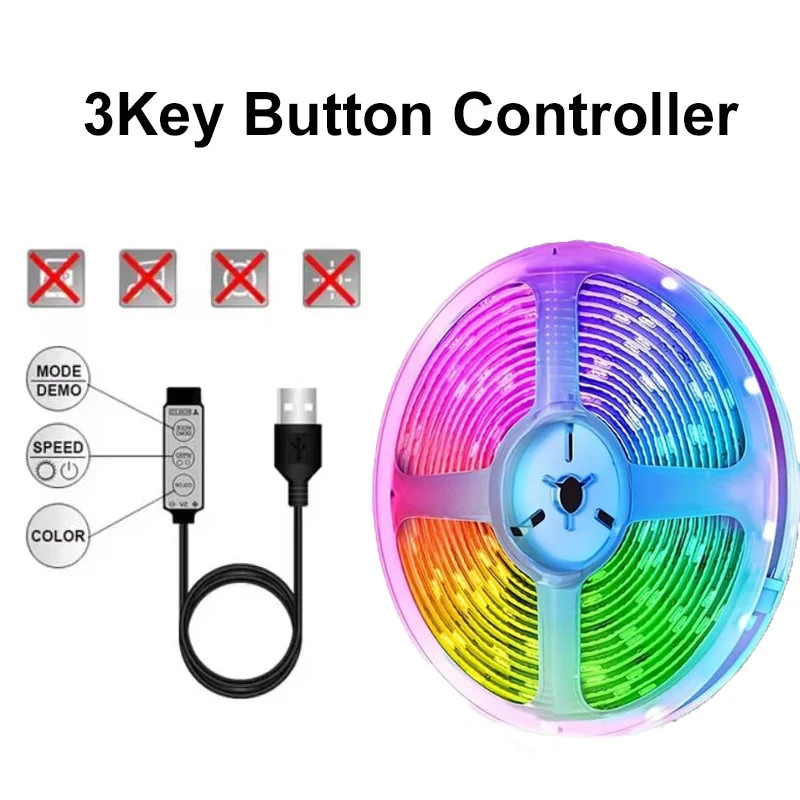 Sfb0ac5763e3c42bab9b39127b4fb85f1N.webp WIFI Led Lights for Room Music Sync RGB Led Strip Lights 10m 20m 30m Flexible Ribbon for Room Bedroom Gaming Decor TV Backlights