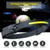 LED Headlight Work Headlamp USB Rechargeable Head Torch With 230 Degree Illumination Motion Sensor Headlamp 5 Modes Headtorch