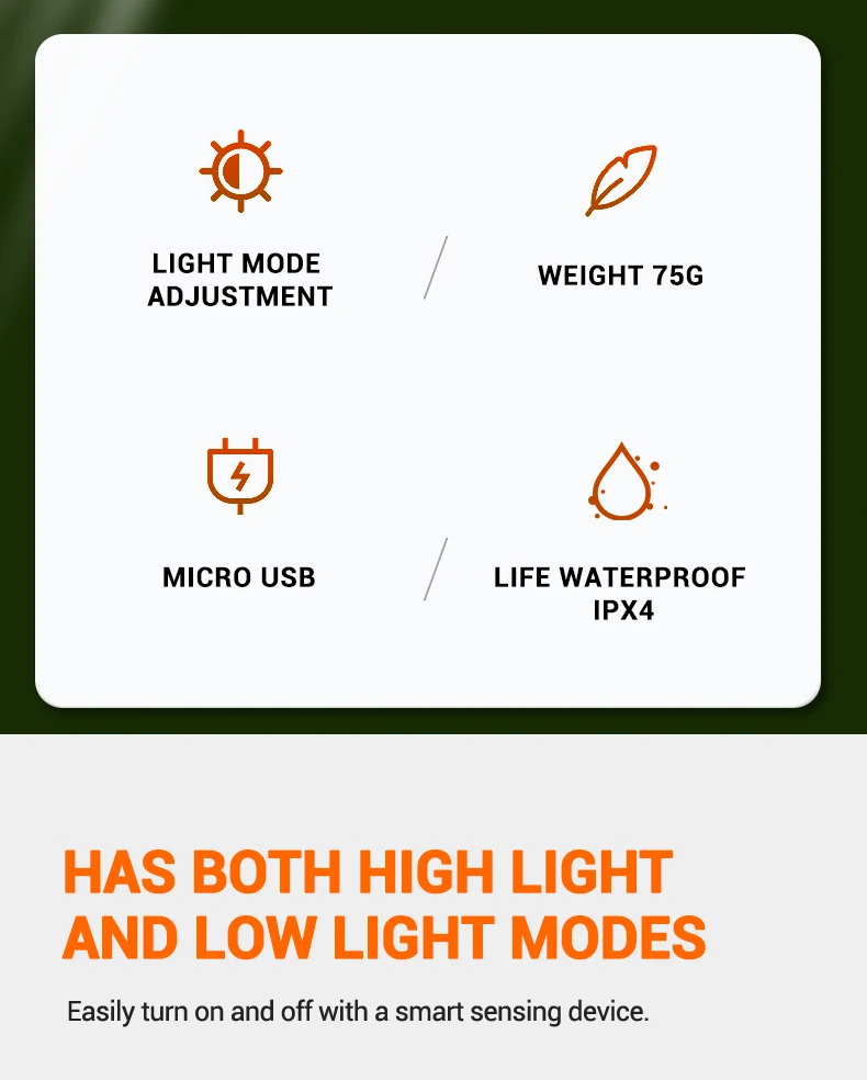 S46050abee0db4ae0a08d3a0d64eb24268.webp Mini Rechargeable Powerful Sensor Headlamp Fishing Camping USB Head Flashlight COB LED Head Light Torch Headlights Front Lantern