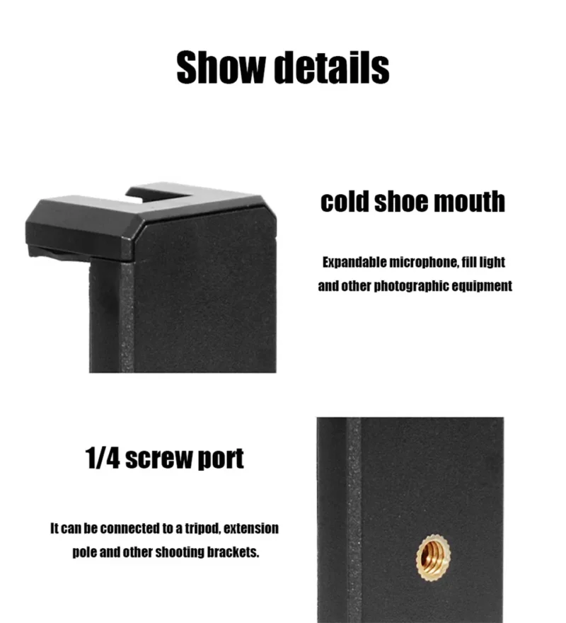 AY49 Smartphone Vlogging Kit With Tripod Phone Holder Mini Microphone LED Fill Light Starter For Live Stream Video YouTub