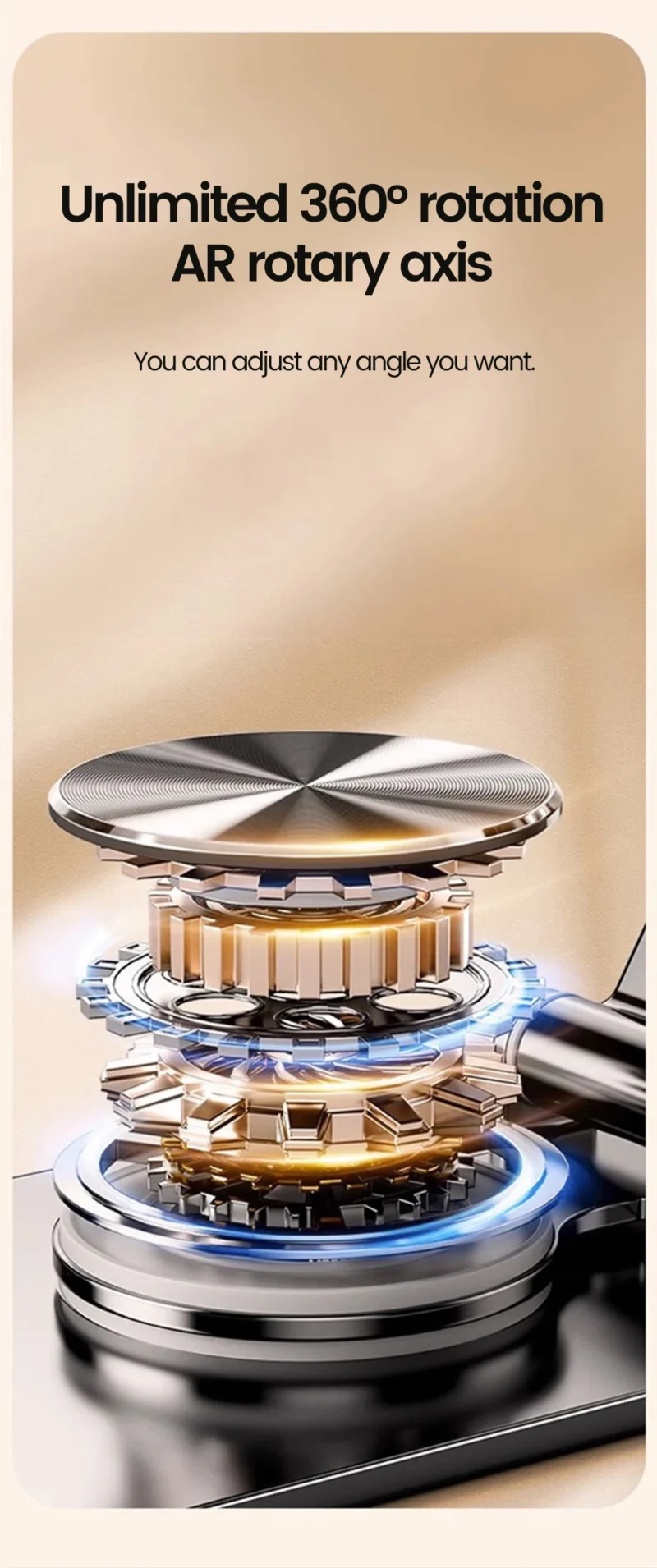 Olaf Rotating Table Cell Phone Holder Support Desktop Stand For iPad Samsung iPhone 15 14 13 Mobile Mount