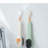 Multifunction Cleaning Shoe Brush Soft Automatic Liquid Shoe Brush Long Handle Clothes Soap Brush With Hook Clean Tool