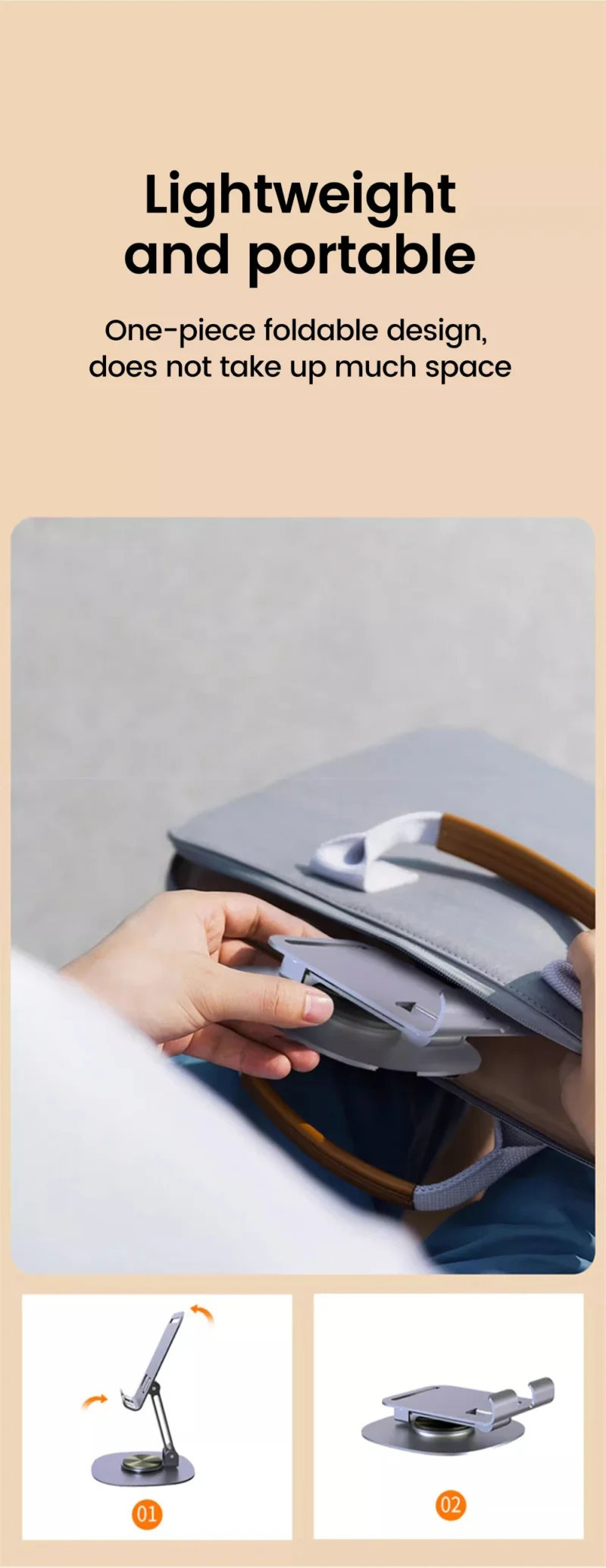 Olaf Rotating Table Cell Phone Holder Support Desktop Stand For iPad Samsung iPhone 15 14 13 Mobile Mount