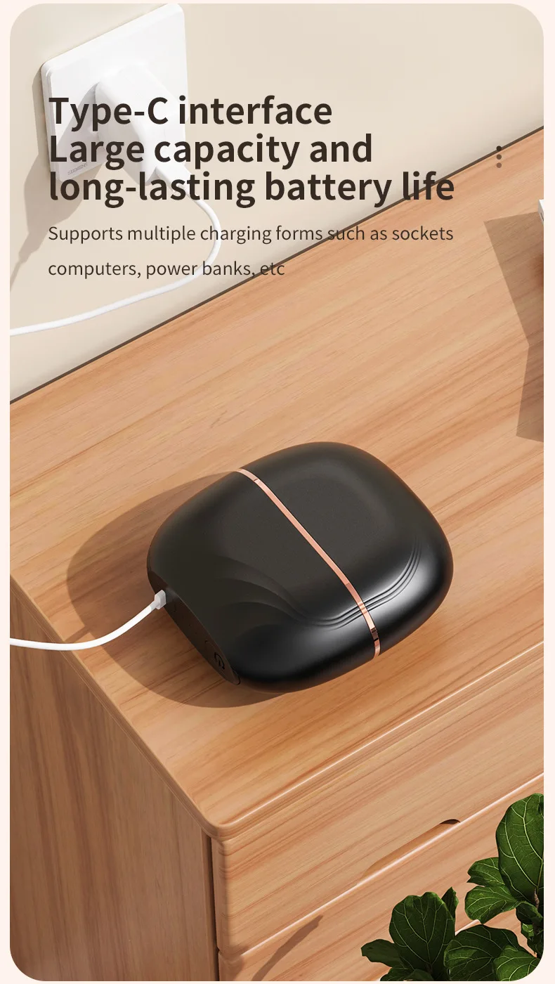 S95b65c6ab891406caed30e8ac17c5d2f1.webp 2025 New Mini Straightener Rechargeable Portable Hair Straightener Brush Anti-Scald Shell Cordless USB Charging Straighteners