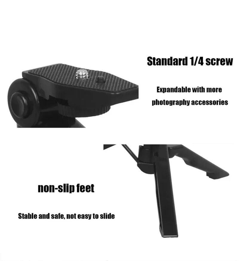 AY49 Smartphone Vlogging Kit With Tripod Phone Holder Mini Microphone LED Fill Light Starter For Live Stream Video YouTub