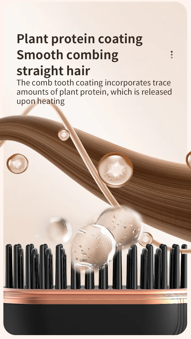 Sf57fe7dabfd64f16b2321049c7dd52e1O.webp 2025 New Mini Straightener Rechargeable Portable Hair Straightener Brush Anti-Scald Shell Cordless USB Charging Straighteners